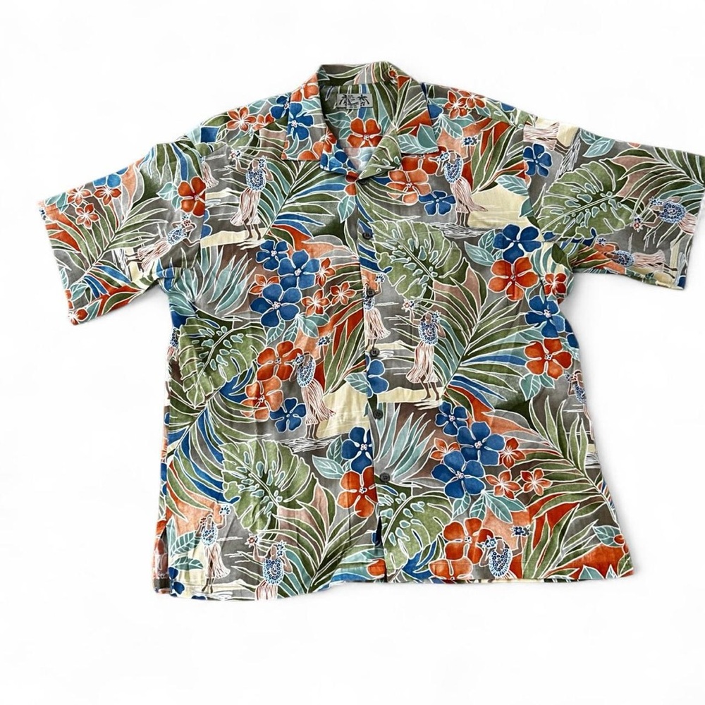 Kona Kai Hawaiian shirt with a cool palm pattern